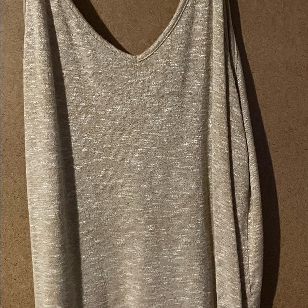 Forever 21 Heathered Beige Tank Top